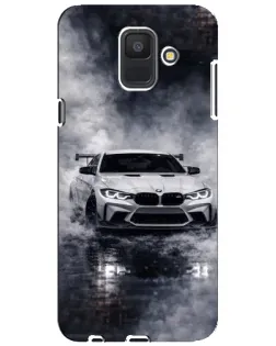 Чехол для Samsung Galaxy A6 2018 (A600F) с картинкой «BMW сквозь туман»