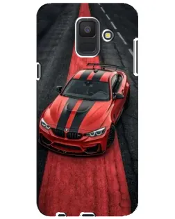 Чехол для Samsung Galaxy A6 2018 (A600F) с картинкой «BMW на красной дорожке»