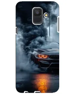 Чехол для Samsung Galaxy A6 2018 (A600F) с картинкой «BMW M-Power — абстракция»