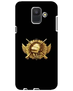 Чехол для Samsung Galaxy A6 2018 (A600F) с картинкой «PUBG — оранжевый градиент»