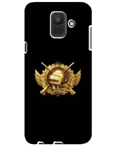 Чехол для Samsung Galaxy A6 2018 (A600F) с картинкой «PUBG — оранжевый градиент»
