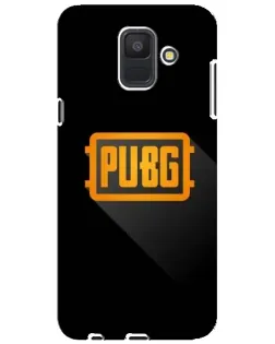 Чехол для Samsung Galaxy A6 2018 (A600F) с картинкой «PUBG — рамка лого»