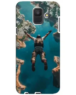 Чехол для Samsung Galaxy A6 2018 (A600F) с картинкой «PUBG — свободное падение»