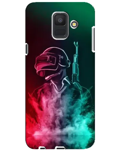 Чехол для Samsung Galaxy A6 2018 (A600F) с картинкой «PUBG — огненный воин»
