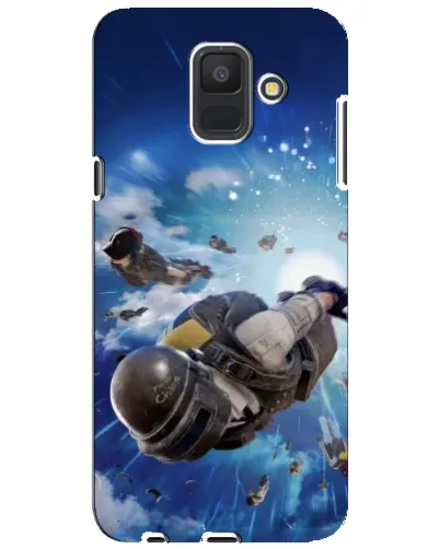 Чехол для Samsung Galaxy A6 2018 (A600F) с картинкой «Десант PUBG — прыжок»