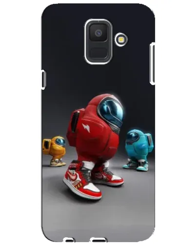 Чехол для Samsung Galaxy A6 2018 (A600F) с картинкой «Among Us — 3D стиль»