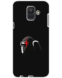 Чехол для Samsung Galaxy A6 2018 (A600F) с картинкой «Among Us шлем»