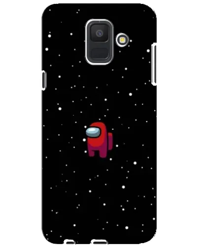Чехол для Samsung Galaxy A6 2018 (A600F) с картинкой «Красный Among Us»