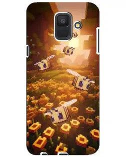 Чехол для Samsung Galaxy A6 2018 (A600F) с картинкой «Поле подсолнухов»