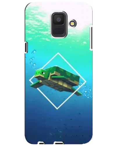Чехол для Samsung Galaxy A6 2018 (A600F) с картинкой «Черепаха Minecraft» Чехол для Samsung Galaxy A6 2018 (A600F) с картинкой «Черепаха Minecraft»