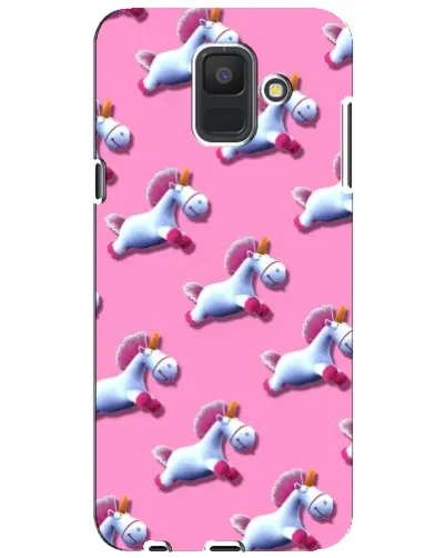 Чехол для Samsung Galaxy A6 2018 (A600F) с картинкой «Единороги на розовом» Чехол для Samsung Galaxy A6 2018 (A600F) с картинкой «Единороги на розовом»