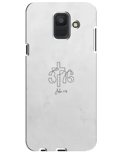 Чехол для Samsung Galaxy A6 2018 (A600F) с картинкой «Иоанна 3:16 Крест» Чехол для Samsung Galaxy A6 2018 (A600F) с картинкой «Иоанна 3:16 Крест»