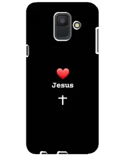 Чохол для Samsung Galaxy A6 2018 (A600F) з картинкою «Серце - Jesus» Чохол для Samsung Galaxy A6 2018 (A600F) з картинкою «Серце - Jesus»