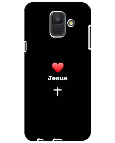 Чехол для Samsung Galaxy A6 2018 (A600F) с картинкой «Сердце - Jesus» Чехол для Samsung Galaxy A6 2018 (A600F) с картинкой «Сердце - Jesus»