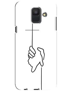 Чохол для Samsung Galaxy A6 2018 (A600F) з картинкою «Рука тримає» Чохол для Samsung Galaxy A6 2018 (A600F) з картинкою «Рука тримає»