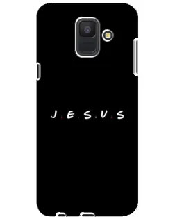 Чехол для Samsung Galaxy A6 2018 (A600F) с картинкой «Точки веры J.E.S.U.S.»