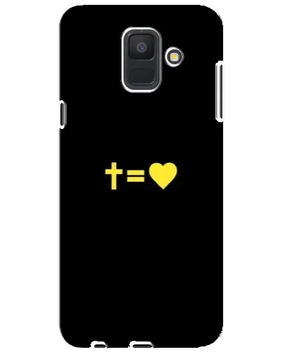 Чехол для Samsung Galaxy A6 2018 (A600F) с картинкой «Сердце и Крест» Чехол для Samsung Galaxy A6 2018 (A600F) с картинкой «Сердце и Крест»