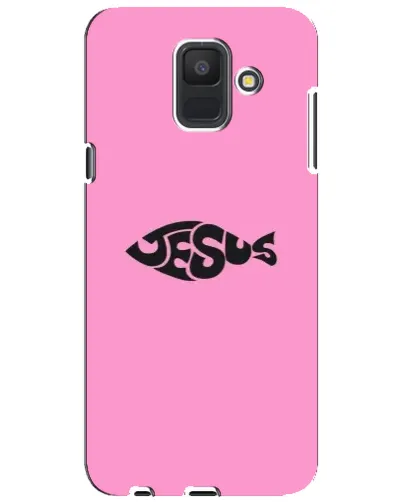 Чехол для Samsung Galaxy A6 2018 (A600F) с картинкой «Розовый символ Jesus» Чехол для Samsung Galaxy A6 2018 (A600F) с картинкой «Розовый символ Jesus»