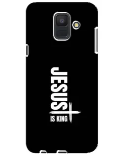 Чехол для Samsung Galaxy A6 2018 (A600F) с картинкой «Вертикаль веры Jesus»