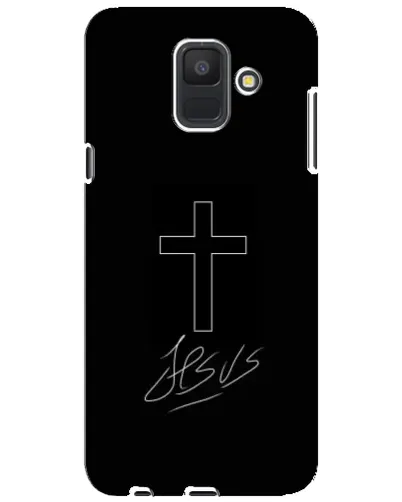Чехол для Samsung Galaxy A6 2018 (A600F) с картинкой «Графический крест Jesus» Чехол для Samsung Galaxy A6 2018 (A600F) с картинкой «Графический крест Jesus»