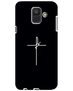 Чехол для Samsung Galaxy A6 2018 (A600F) с картинкой «Тонкий крест» Чехол для Samsung Galaxy A6 2018 (A600F) с картинкой «Тонкий крест»