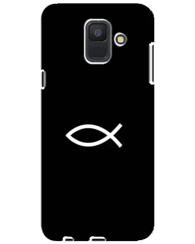 Чехол для Samsung Galaxy A6 2018 (A600F) с картинкой «Символ рыбы Jesus» Чехол для Samsung Galaxy A6 2018 (A600F) с картинкой «Символ рыбы Jesus»