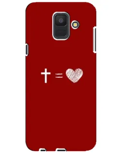 Чехол для Samsung Galaxy A6 2018 (A600F) с картинкой «Уравнение любви» Чехол для Samsung Galaxy A6 2018 (A600F) с картинкой «Уравнение любви»