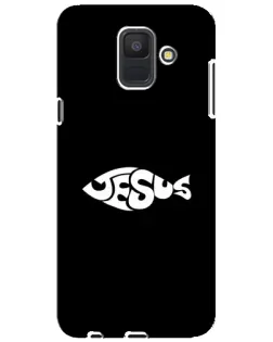 Чехол для Samsung Galaxy A6 2018 (A600F) с картинкой «Рыба Jesus» Чехол для Samsung Galaxy A6 2018 (A600F) с картинкой «Рыба Jesus»