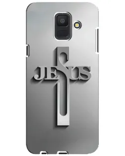 Чехол для Samsung Galaxy A6 2018 (A600F) с картинкой «Металлический крест Jesus» Чехол для Samsung Galaxy A6 2018 (A600F) с картинкой «Металлический крест Jesus»