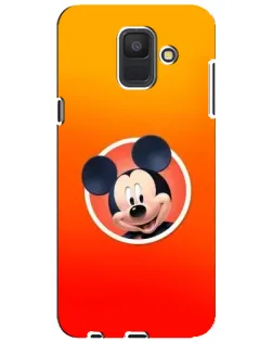 Чехол для Samsung Galaxy A6 2018 (A600F) с картинкой «Mickey в круге»