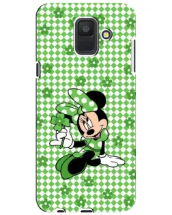 Чехол для Samsung Galaxy A6 2018 (A600F) с картинкой «Mickey в клетку»