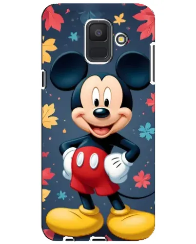 Чехол для Samsung Galaxy A6 2018 (A600F) с картинкой «Осенний Mickey Mouse»