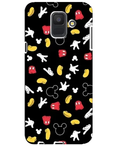 Чехол для Samsung Galaxy A6 2018 (A600F) с картинкой «Графический принт лапок»