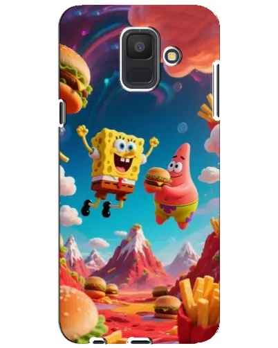 Чехол для Samsung Galaxy A6 2018 (A600F) с картинкой «Космический фастфуд» Чехол для Samsung Galaxy A6 2018 (A600F) с картинкой «Космический фастфуд»