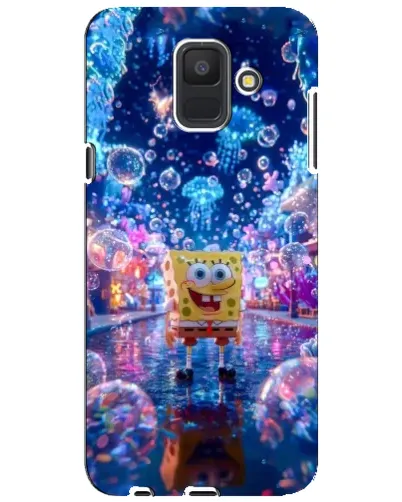 Чехол для Samsung Galaxy A6 2018 (A600F) с картинкой «Неоновый океан» Чехол для Samsung Galaxy A6 2018 (A600F) с картинкой «Неоновый океан»