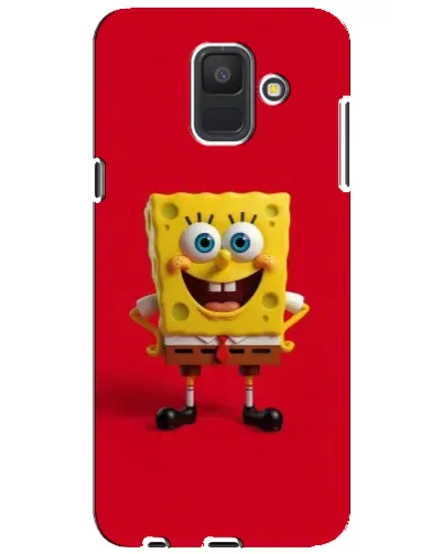 Чехол для Samsung Galaxy A6 2018 (A600F) с картинкой «Спанч Боб на красном» Чехол для Samsung Galaxy A6 2018 (A600F) с картинкой «Спанч Боб на красном»