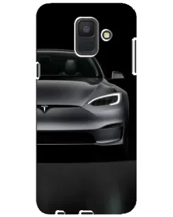 Чехол для Samsung Galaxy A6 2018 (A600F) с картинкой «Tesla Model S Look» Чехол для Samsung Galaxy A6 2018 (A600F) с картинкой «Tesla Model S Look»