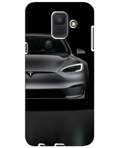 Чехол для Samsung Galaxy A6 2018 (A600F) с картинкой «Tesla Model S Look»