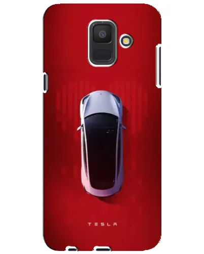 Чехол для Samsung Galaxy A6 2018 (A600F) с картинкой «Tesla Top View»