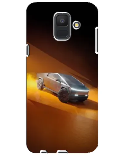 Чехол для Samsung Galaxy A6 2018 (A600F) с картинкой «Cybertruck в пустыне»
