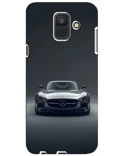 Чехол для Samsung Galaxy A6 2018 (A600F) с картинкой «Mercedes на черном» Чехол для Samsung Galaxy A6 2018 (A600F) с картинкой «Mercedes на черном»