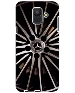 Чехол для Samsung Galaxy A6 2018 (A600F) с картинкой «Диск Mercedes» Чехол для Samsung Galaxy A6 2018 (A600F) с картинкой «Диск Mercedes»