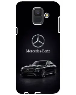 Чехол для Samsung Galaxy A6 2018 (A600F) с картинкой «Mercedes — решетка радиатора» Чехол для Samsung Galaxy A6 2018 (A600F) с картинкой «Mercedes — решетка радиатора»