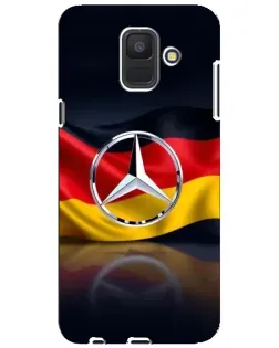 Чехол для Samsung Galaxy A6 2018 (A600F) с картинкой «Mercedes — флаг Германии» Чехол для Samsung Galaxy A6 2018 (A600F) с картинкой «Mercedes — флаг Германии»