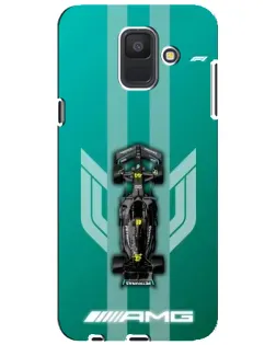 Чехол для Samsung Galaxy A6 2018 (A600F) с картинкой «Mercedes AMG Petronas» Чехол для Samsung Galaxy A6 2018 (A600F) с картинкой «Mercedes AMG Petronas»