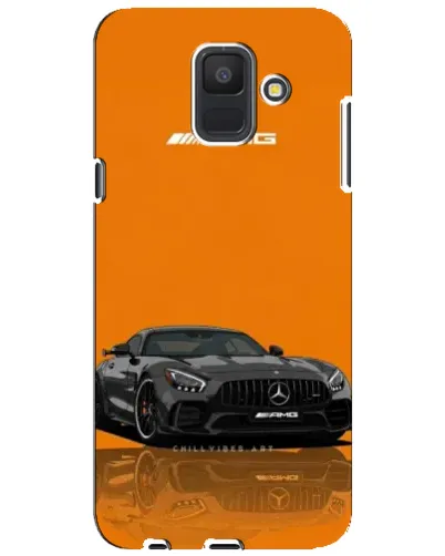Чехол для Samsung Galaxy A6 2018 (A600F) с картинкой «Оранжевый Mercedes AMG» Чехол для Samsung Galaxy A6 2018 (A600F) с картинкой «Оранжевый Mercedes AMG»