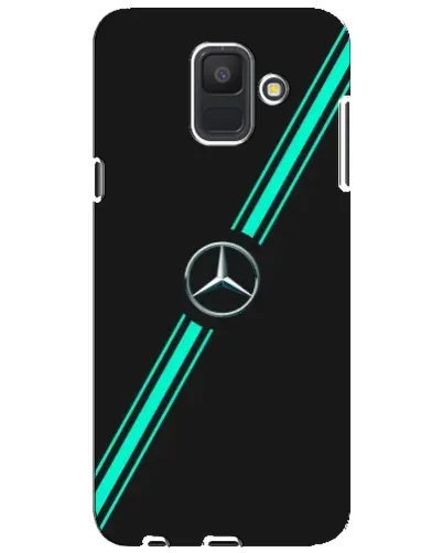 Чехол для Samsung Galaxy A6 2018 (A600F) с картинкой «Спортивные линии Mercedes» Чехол для Samsung Galaxy A6 2018 (A600F) с картинкой «Спортивные линии Mercedes»