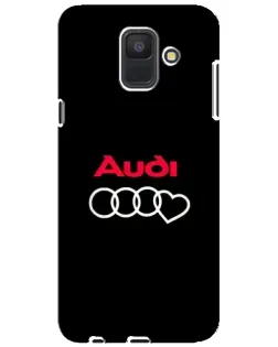 Чехол для Samsung Galaxy A6 2018 (A600F) с картинкой «Логотип Audi Heart» Чехол для Samsung Galaxy A6 2018 (A600F) с картинкой «Логотип Audi Heart»