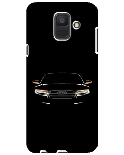 Чехол для Samsung Galaxy A6 2018 (A600F) с картинкой «Audi — ночной контур»