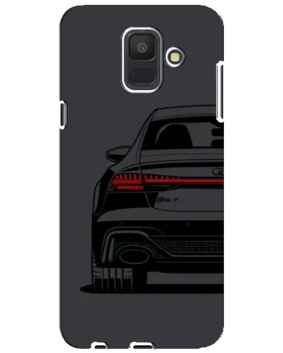 Чехол для Samsung Galaxy A6 2018 (A600F) с картинкой «Задняя часть Audi — арт»